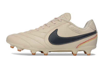 Nike Tiempo Ligera Pro FG Firm Ground Soccer Cleats - Beige/Desert Sand/Black