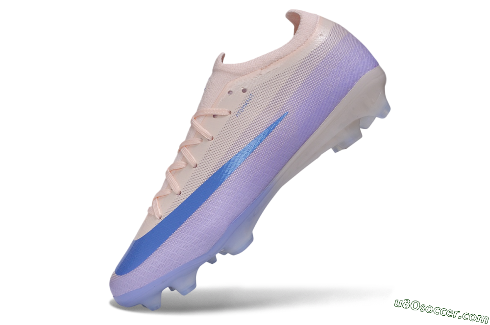Nike Air Zoom Mercurial Vapor 17 Elite FG Firm Ground Soccer Cleats - Purple/Light Peach/Pastel Purple 5
