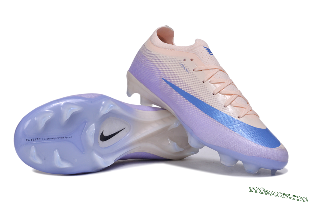 Nike Air Zoom Mercurial Vapor 17 Elite FG Firm Ground Soccer Cleats - Purple/Light Peach/Pastel Purple 0
