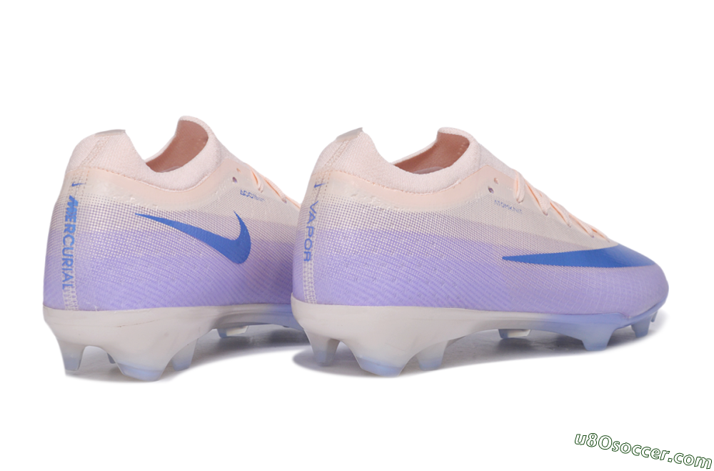 Nike Air Zoom Mercurial Vapor 17 Elite FG Firm Ground Soccer Cleats - Purple/Light Peach/Pastel Purple 6