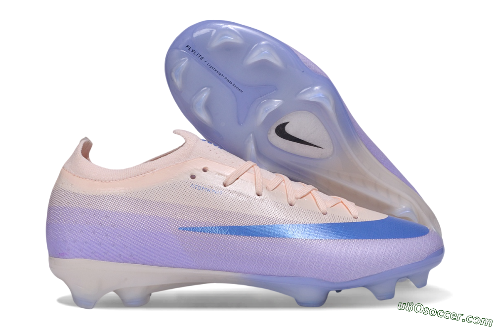Nike Air Zoom Mercurial Vapor 17 Elite FG Firm Ground Soccer Cleats - Purple/Light Peach/Pastel Purple 1