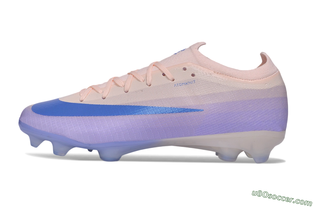 Nike Air Zoom Mercurial Vapor 17 Elite FG Firm Ground Soccer Cleats - Purple/Light Peach/Pastel Purple 2