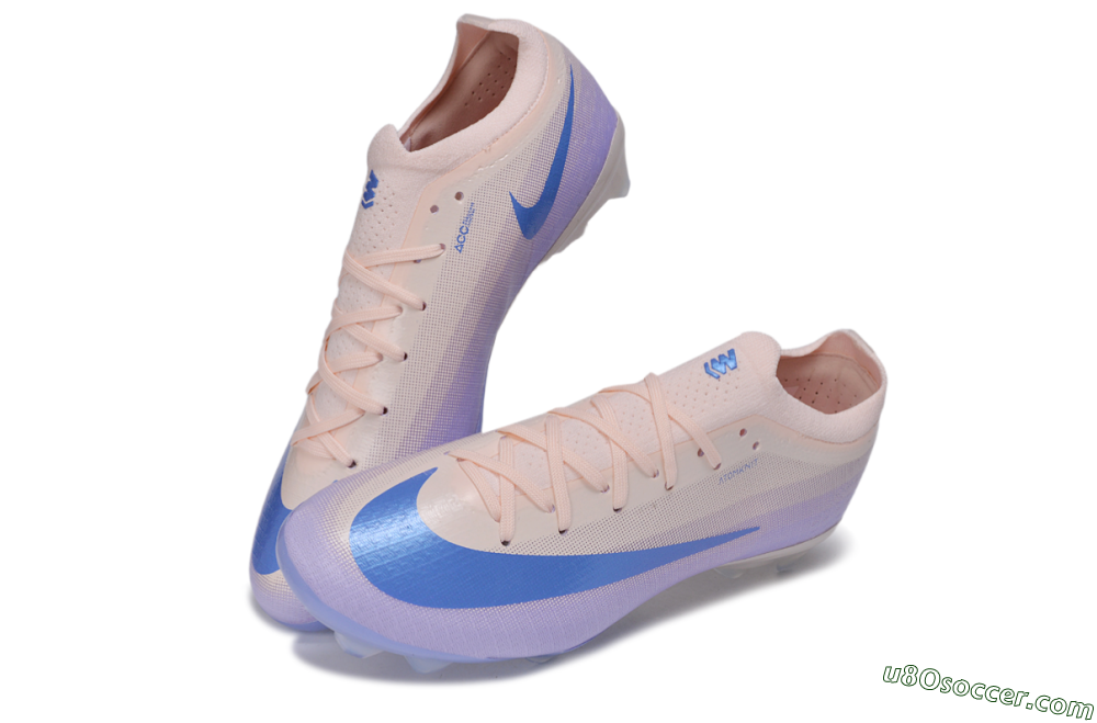 Nike Air Zoom Mercurial Vapor 17 Elite FG Firm Ground Soccer Cleats - Purple/Light Peach/Pastel Purple 3