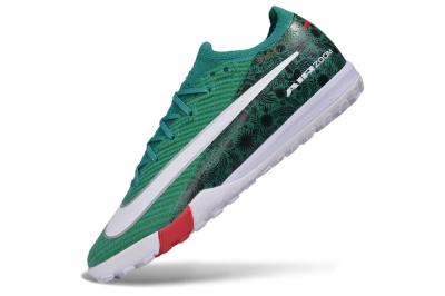 Nike Air Zoom Mercurial Vapor 16 Elite TF Artificial Turf Soccer Shoes - Green/Emerald Green/Sport Red