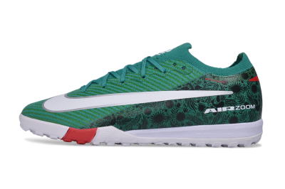 Nike Air Zoom Mercurial Vapor 16 Elite TF Artificial Turf Soccer Shoes - Green/Emerald Green/Sport Red