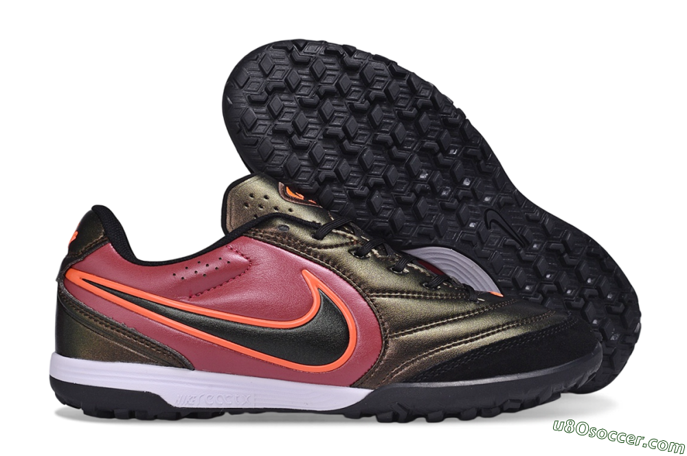 Nike Tiempo Legend 11 Elite TF Artificial Turf Soccer Shoes - Bronze/Dark Bronze/Team Red 1