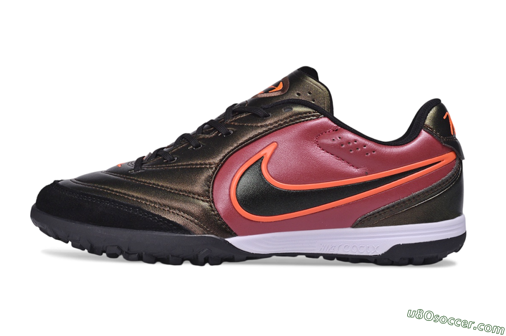 Nike Tiempo Legend 11 Elite TF Artificial Turf Soccer Shoes - Bronze/Dark Bronze/Team Red 2