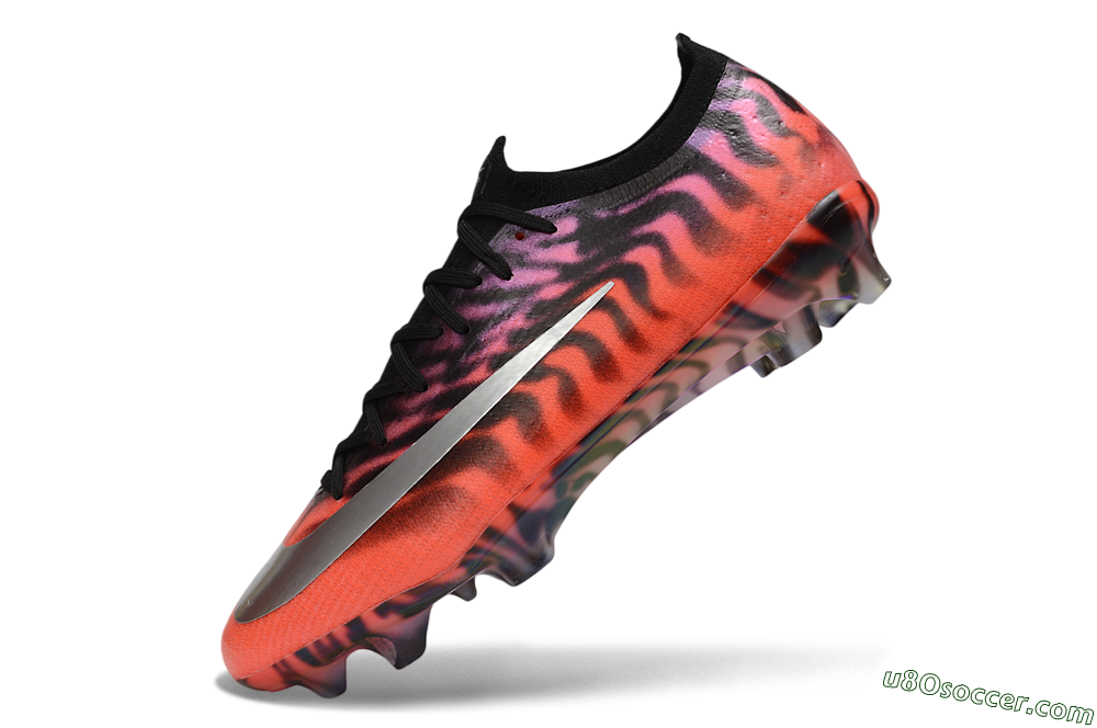 Nike Air Zoom Mercurial Vapor 17 Elite FG Firm Ground Soccer Cleats - Red/Bright Crimson/Metallic Silver 6