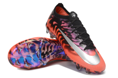 Nike Air Zoom Mercurial Vapor 17 Elite FG Firm Ground Soccer Cleats - Red/Bright Crimson/Metallic Silver