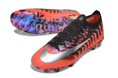 Nike Air Zoom Mercurial Vapor 17 Elite FG Firm Ground Soccer Cleats - Red/Bright Crimson/Metallic Silver