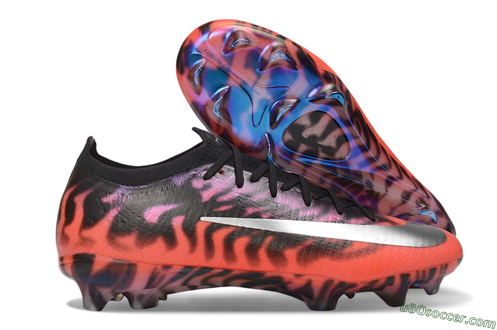 Nike Air Zoom Mercurial Vapor 17 Elite FG Firm Ground Soccer Cleats - Red/Bright Crimson/Metallic Silver 1