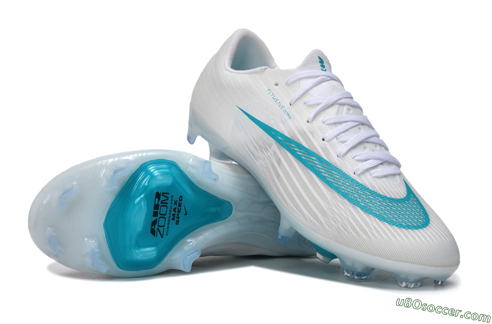 Nike Air Zoom Mercurial Superfly 11 Elite FG Firm Ground Soccer Cleats - White/White/Baltic Blue 0