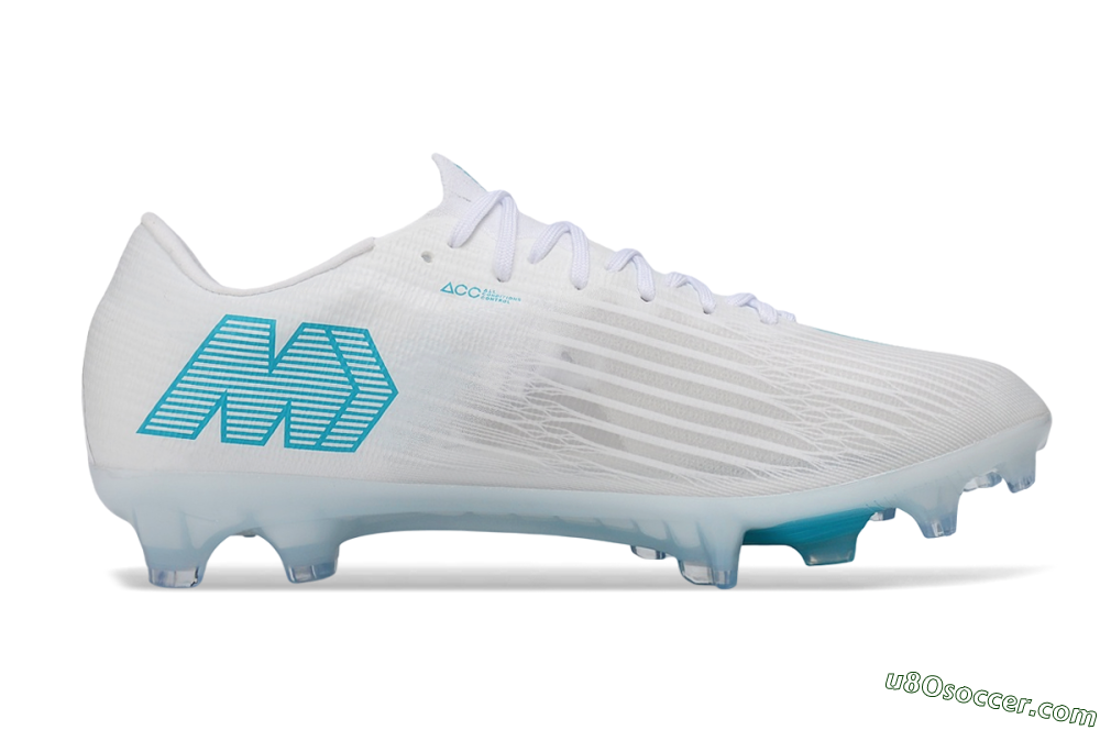 Nike Air Zoom Mercurial Superfly 11 Elite FG Firm Ground Soccer Cleats - White/White/Baltic Blue 5