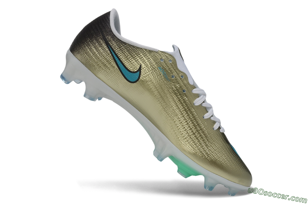 Nike Air Zoom Mercurial Superfly 11 Elite FG Firm Ground Soccer Cleats - Gold/Metallic Gold/Turquoise 4