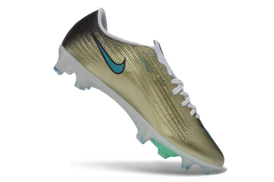 Nike Air Zoom Mercurial Superfly 11 Elite FG Firm Ground Soccer Cleats - Gold/Metallic Gold/Turquoise