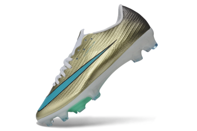 Nike Air Zoom Mercurial Superfly 11 Elite FG Firm Ground Soccer Cleats - Gold/Metallic Gold/Turquoise
