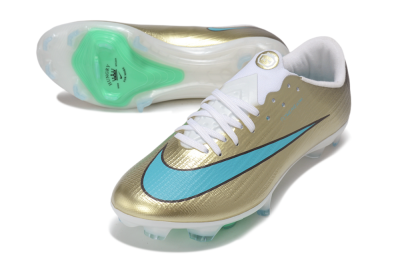 Nike Air Zoom Mercurial Superfly 11 Elite FG Firm Ground Soccer Cleats - Gold/Metallic Gold/Turquoise