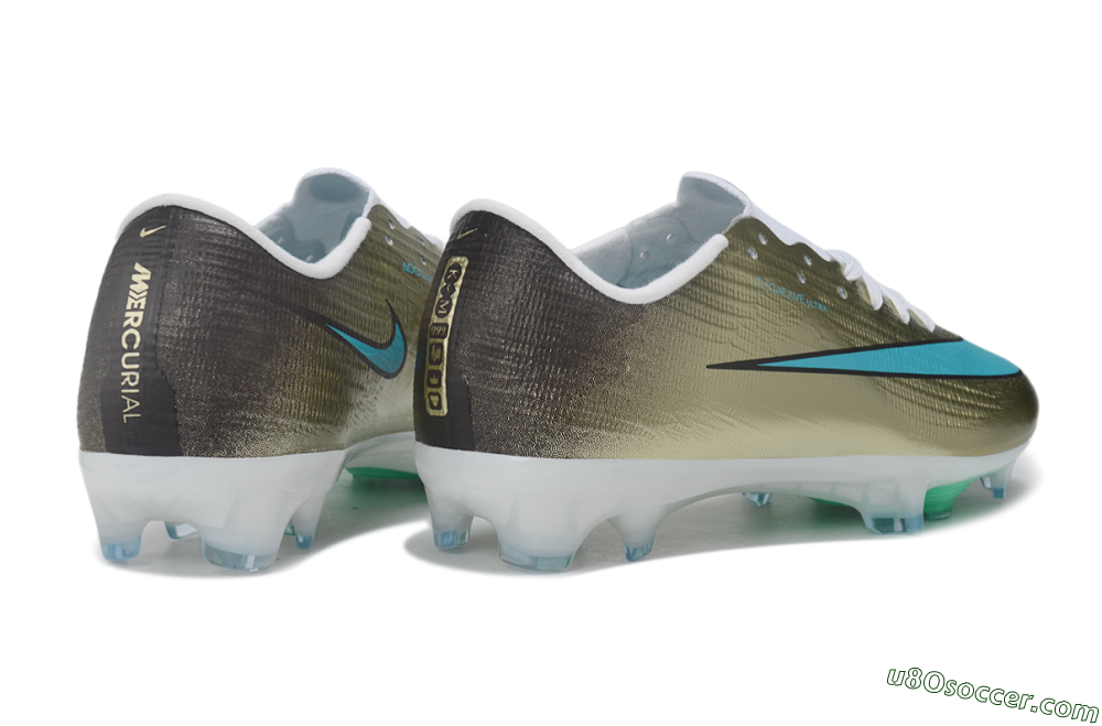 Nike Air Zoom Mercurial Superfly 11 Elite FG Firm Ground Soccer Cleats - Gold/Metallic Gold/Turquoise 6