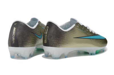 Nike Air Zoom Mercurial Superfly 11 Elite FG Firm Ground Soccer Cleats - Gold/Metallic Gold/Turquoise