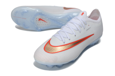 Nike Air Zoom Mercurial Vapor 17 Elite FG Firm Ground Soccer Cleats - White/Metallic Copper/Bright Crimson