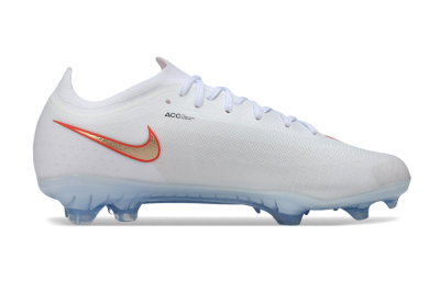 Nike Air Zoom Mercurial Vapor 17 Elite FG Firm Ground Soccer Cleats - White/Metallic Copper/Bright Crimson