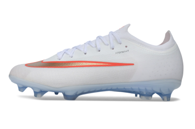Nike Air Zoom Mercurial Vapor 17 Elite FG Firm Ground Soccer Cleats - White/Metallic Copper/Bright Crimson