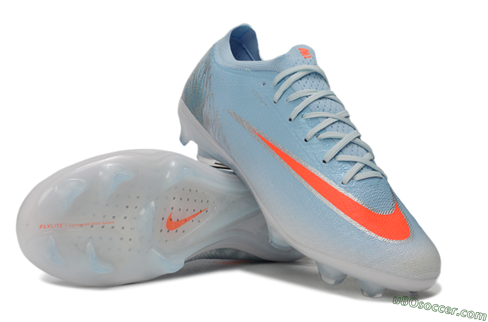 Nike Air Zoom Mercurial Vapor 17 Elite FG Firm Ground Soccer Cleats - Blue/Glacier Blue/Bright Crimson 0