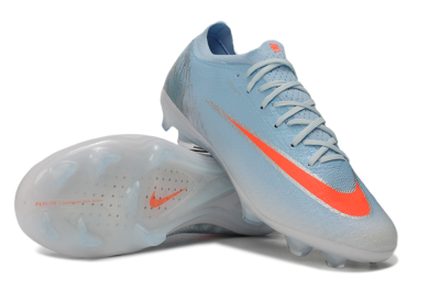 Nike Air Zoom Mercurial Vapor 17 Elite FG Firm Ground Soccer Cleats - Blue/Glacier Blue/Bright Crimson