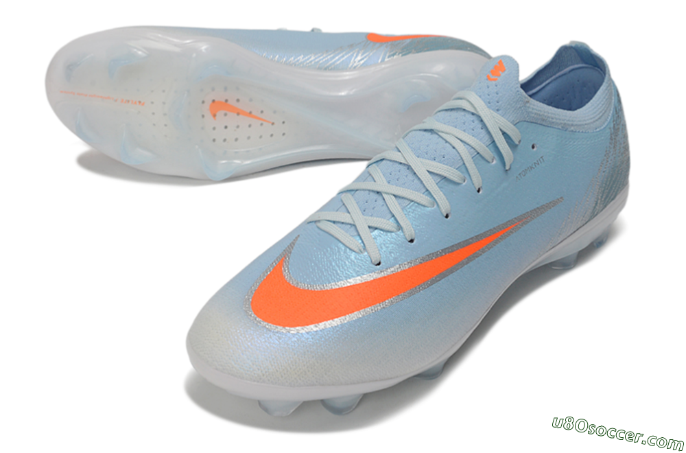 Nike Air Zoom Mercurial Vapor 17 Elite FG Firm Ground Soccer Cleats - Blue/Glacier Blue/Bright Crimson 3