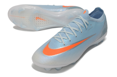 Nike Air Zoom Mercurial Vapor 17 Elite FG Firm Ground Soccer Cleats - Blue/Glacier Blue/Bright Crimson