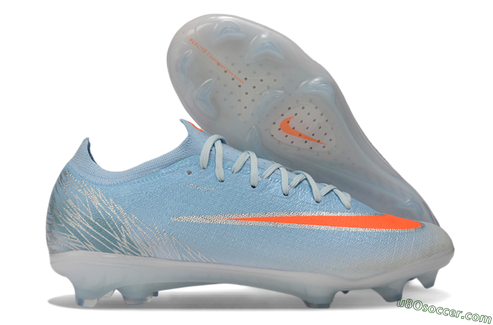 Nike Air Zoom Mercurial Vapor 17 Elite FG Firm Ground Soccer Cleats - Blue/Glacier Blue/Bright Crimson 1