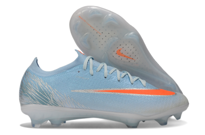 Nike Air Zoom Mercurial Vapor 17 Elite FG Firm Ground Soccer Cleats - Blue/Glacier Blue/Bright Crimson