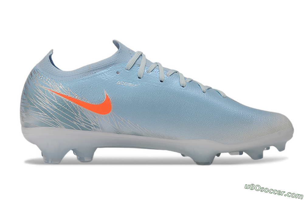 Nike Air Zoom Mercurial Vapor 17 Elite FG Firm Ground Soccer Cleats - Blue/Glacier Blue/Bright Crimson 5