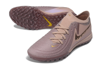 Nike Phantom GX 2 Elite TF Artificial Turf Soccer Shoes - Pink/Dusty Rose/Metallic Bronze