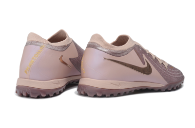 Nike Phantom GX 2 Elite TF Artificial Turf Soccer Shoes - Pink/Dusty Rose/Metallic Bronze