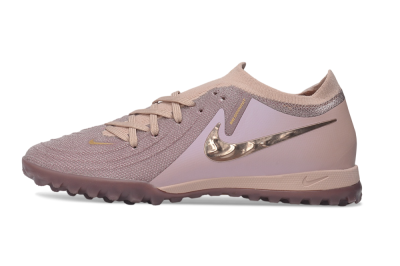 Nike Phantom GX 2 Elite TF Artificial Turf Soccer Shoes - Pink/Dusty Rose/Metallic Bronze
