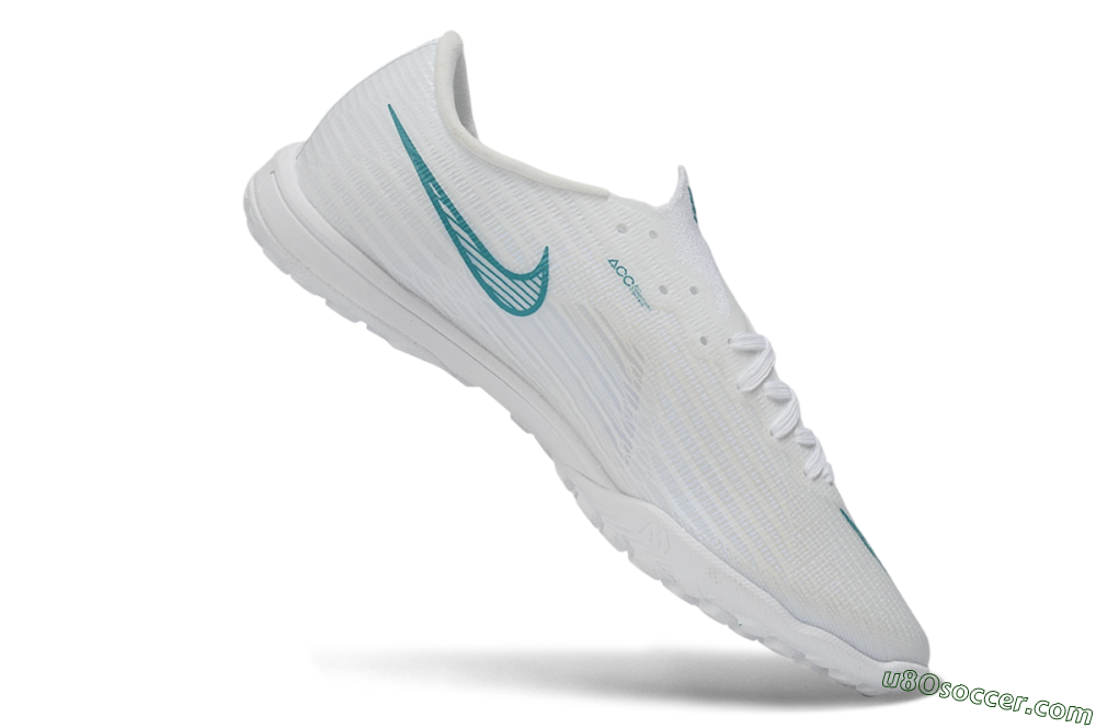 Nike Air Zoom Mercurial Superfly 11 Elite TF Artificial Turf Soccer Shoes - White/White/Teal 4