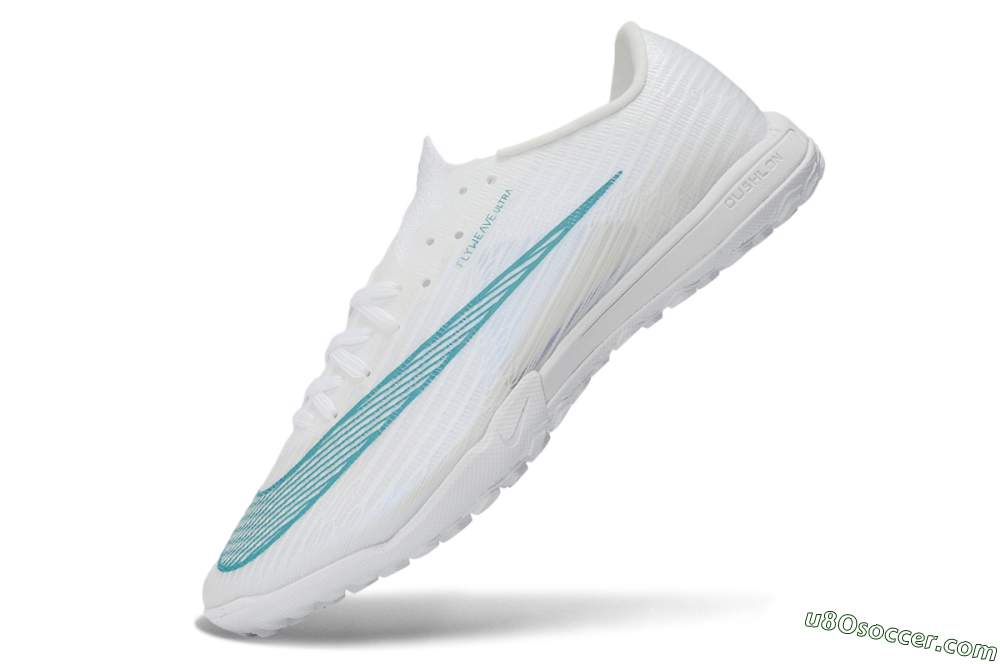 Nike Air Zoom Mercurial Superfly 11 Elite TF Artificial Turf Soccer Shoes - White/White/Teal 5