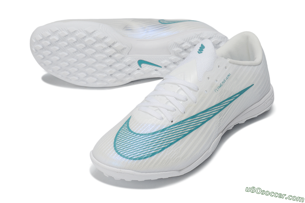 Nike Air Zoom Mercurial Superfly 11 Elite TF Artificial Turf Soccer Shoes - White/White/Teal 3
