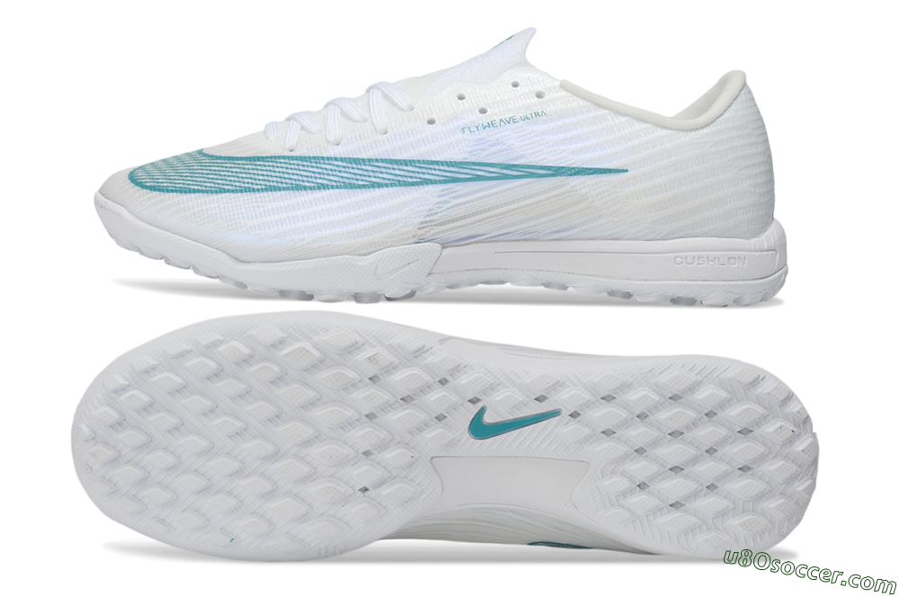 Nike Air Zoom Mercurial Superfly 11 Elite TF Artificial Turf Soccer Shoes - White/White/Teal 0