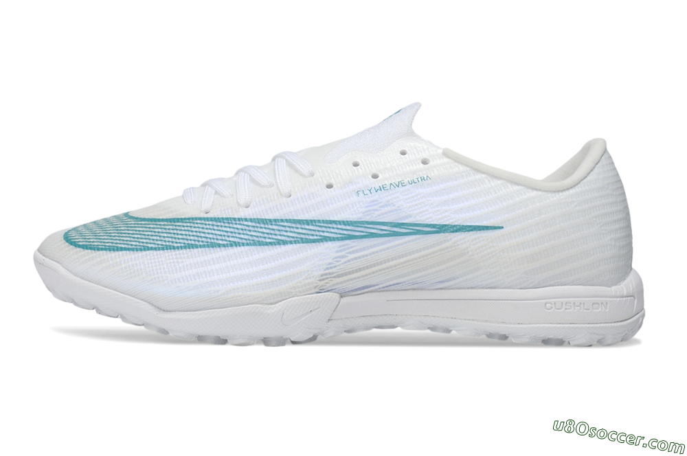 Nike Air Zoom Mercurial Superfly 11 Elite TF Artificial Turf Soccer Shoes - White/White/Teal 2