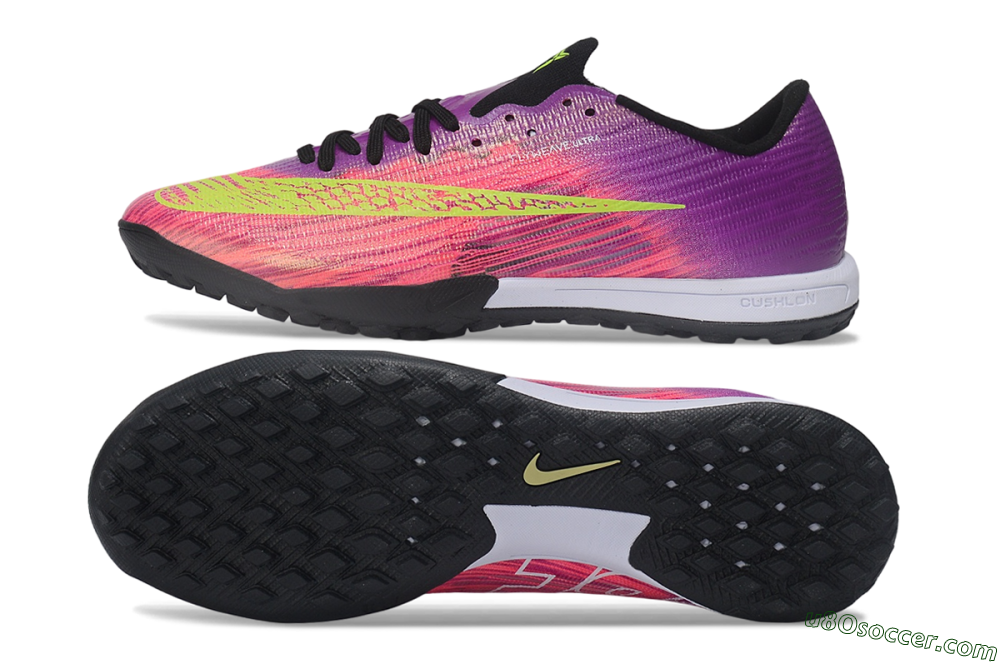 Nike Air Zoom Mercurial Superfly 11 Elite TF Artificial Turf Soccer Shoes - Purple/Electric Purple/Volt 0