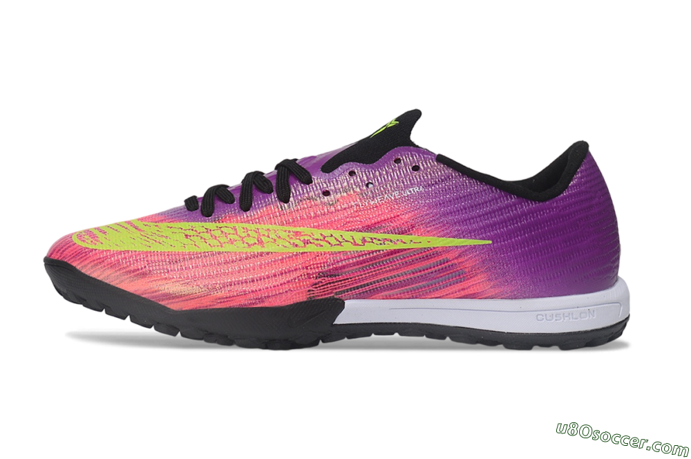 Nike Air Zoom Mercurial Superfly 11 Elite TF Artificial Turf Soccer Shoes - Purple/Electric Purple/Volt 2