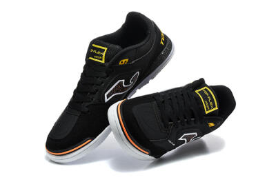 Joma Top Flex IC Indoor & Futsal Soccer Shoes - Black/Core Black/Bright Orange