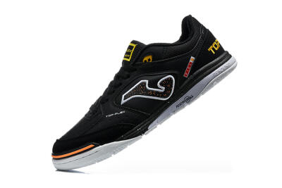 Joma Top Flex IC Indoor & Futsal Soccer Shoes - Black/Core Black/Bright Orange