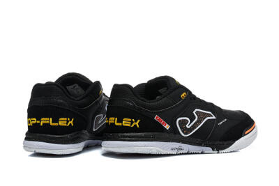 Joma Top Flex IC Indoor & Futsal Soccer Shoes - Black/Core Black/Bright Orange