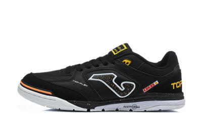 Joma Top Flex IC Indoor & Futsal Soccer Shoes - Black/Core Black/Bright Orange