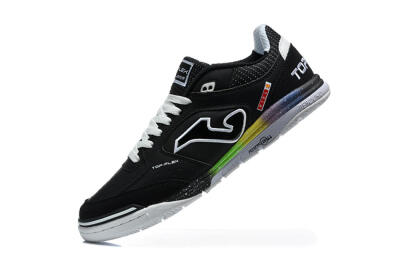 Joma Top Flex IC Indoor & Futsal Soccer Shoes - Black/Black/Multicolor