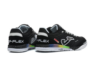 Joma Top Flex IC Indoor & Futsal Soccer Shoes - Black/Black/Multicolor
