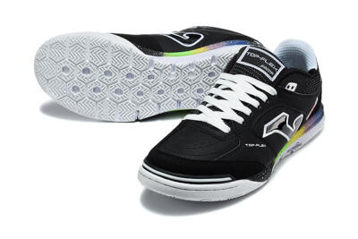 Joma Top Flex IC Indoor & Futsal Soccer Shoes - Black/Black/Multicolor